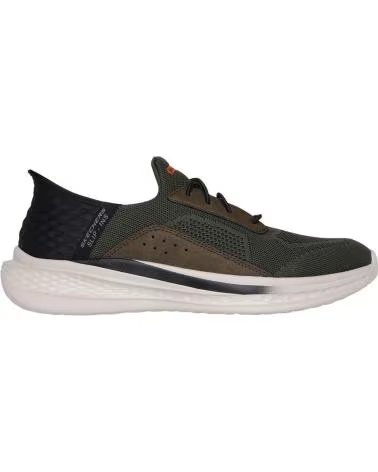 Esportes  de Homem SKECHERS SLIP-INS SLADE COHEN KAKI