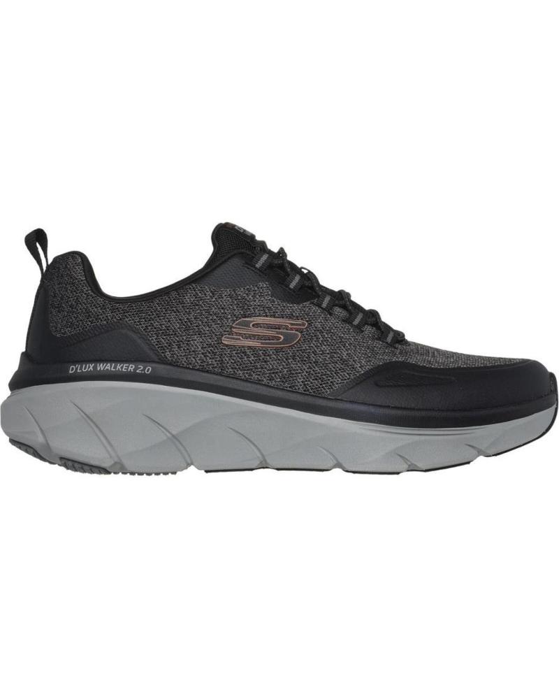 Esportes  de Homem SKECHERS DLUX WALKER STEADYW NEGRO