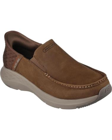 Mocassins de Homem SKECHERS SLIP-INS PARSON - OSWIN PIEL CUERO CAMEL