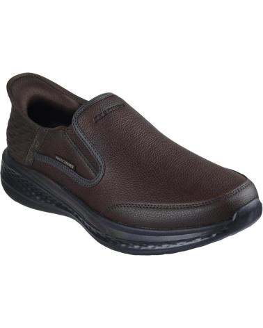 SKECHERS SLADE-COOPER SLIP-INS 205237-RDBR MARRÓN MARRON