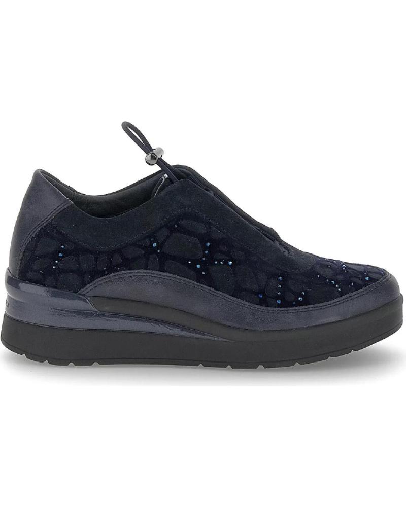 Deportivas-De-Mujer-STONEFLY-ZAPATO-CASUAL-DE-ANTE-CON-CUNA-DE-GOMA-BLUE