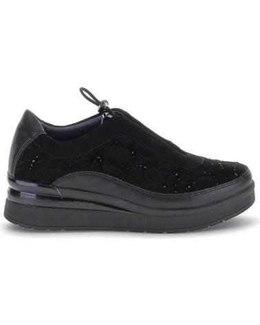 Esportes  de Mulher STONEFLY ZAPATO CORDON ELASTICO NEGRO