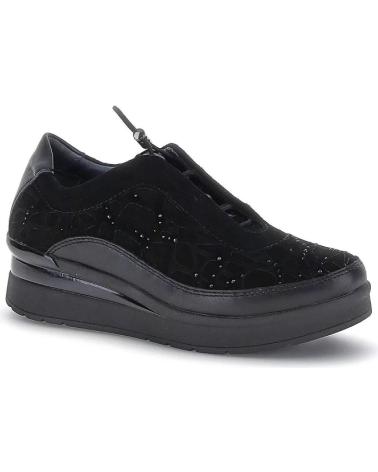 Esportes  de Mulher STONEFLY ZAPATO CORDON ELASTICO NEGRO