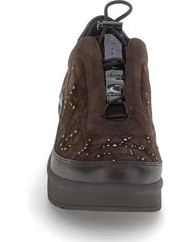 STONEFLY BASKETS FEMME CREAM 21 M94 VELOUR NAPPA MARRON MARRóN