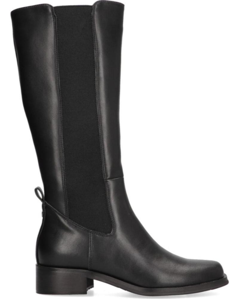Boots für Damen ETIKA BOTA ALTA PLANA PARA MUJER 11007 COLOR NEGRO