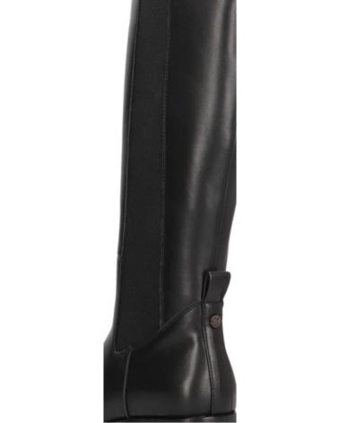 Boots für Damen ETIKA BOTA ALTA PLANA PARA MUJER 11007 COLOR NEGRO
