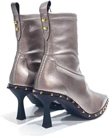 Bottines pour Femme PEDRO MIRALLES BOTIN VESTIR DE LICRA ELASTICA CON TACON HUMO ORO