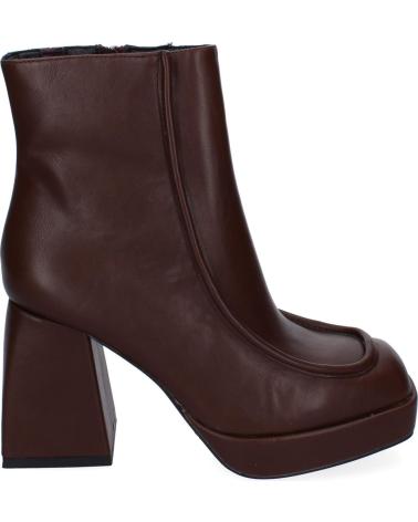 Botines de Mujer PUNTOSALAO BOTINES TACON Y PLATAFORMA ELEGANTES PARA MUJER COLOR MARRON VARIOS COLORES
