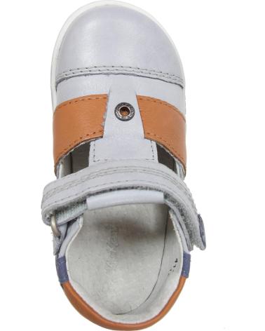 Sapatos de Menino KICKERS 413540-10 TROPICALI GRIS BLEU