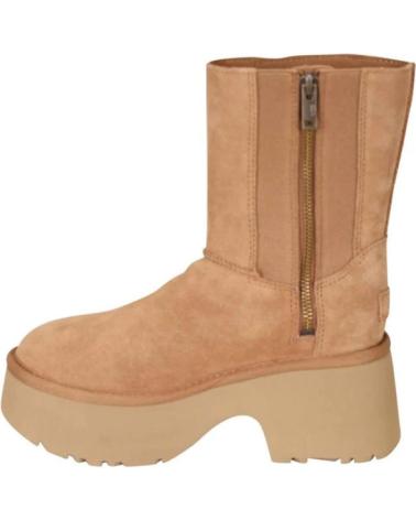 UGG W CLASSIC TWIN SEAM PLATEAU-STIEFEL FÜR DAMEN - BEIGE MARRóN