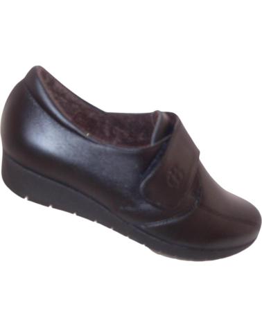 Sapatos de Mulher MAWEN MOCASIN DE PIEL VELCRO COMODO Y ELEGANTE NEGRO