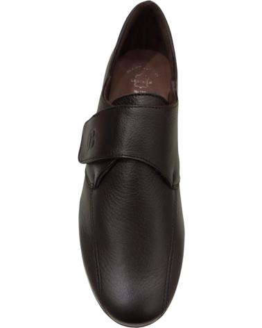Sapatos de Mulher MAWEN MOCASIN DE PIEL VELCRO COMODO Y ELEGANTE NEGRO