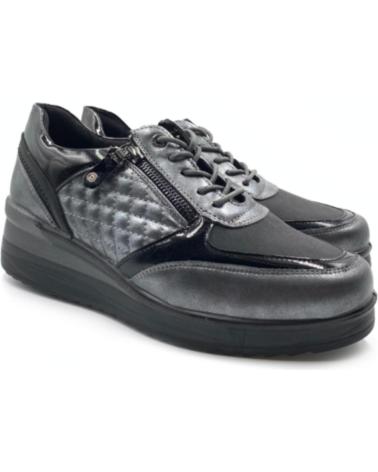 Sneaker für Damen MYSOFT ZAPATO CONFORT PARA MUJER 24M573 COLOR NEGRO