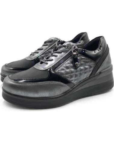 Sneaker für Damen MYSOFT ZAPATO CONFORT PARA MUJER 24M573 COLOR NEGRO