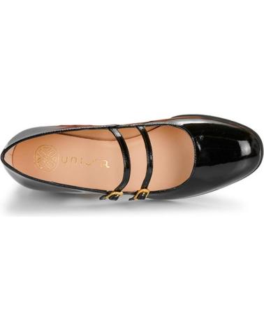 Schuhe für Damen UNISA SALON HEBILLAS TACON 4 CM NEGRO