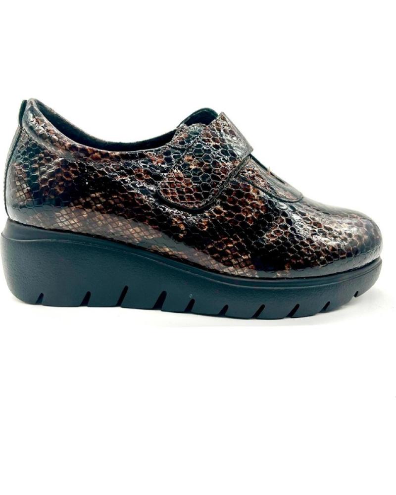 Sapatos de Mulher D`CUTILLAS ZAPATO VELCRO DOCTOR CUTILLAS CUNA 4 CM MARRóN