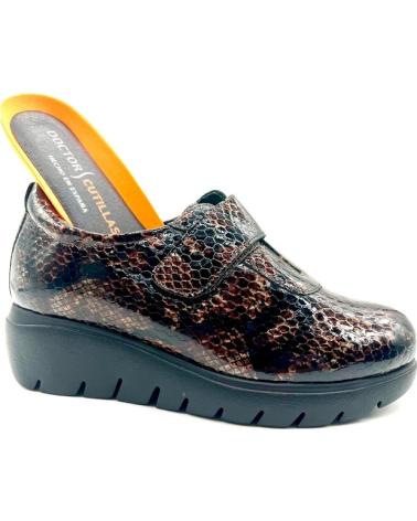 Sapatos de Mulher D`CUTILLAS ZAPATO VELCRO DOCTOR CUTILLAS CUNA 4 CM MARRóN
