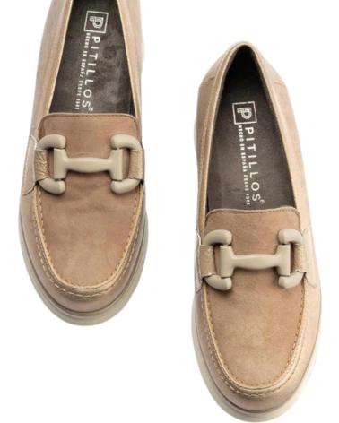 Schuhe für Damen PITILLOS MOCASIN BEIGE PIEDRA