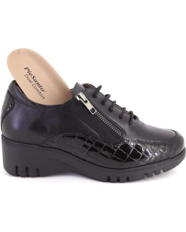Scarpe per Donna PIESANTO 225934 ZAPATILLAS CASUAL DE MUJER PIEL NEGRO