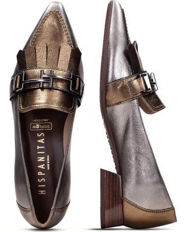 Halbschuhe für Damen HISPANITAS ZAPATO CALLE MUJER CHI243573 PLATEADO