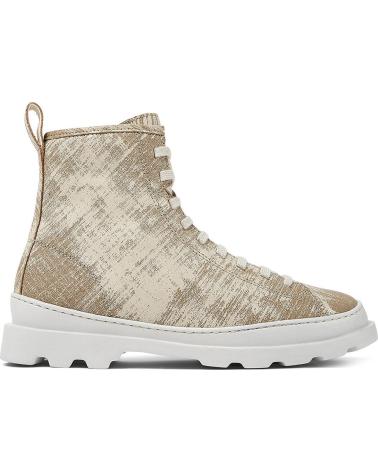 Woman Mid boots CAMPER BOTAS BRUTUS K400325 TEXTUREDSAND040