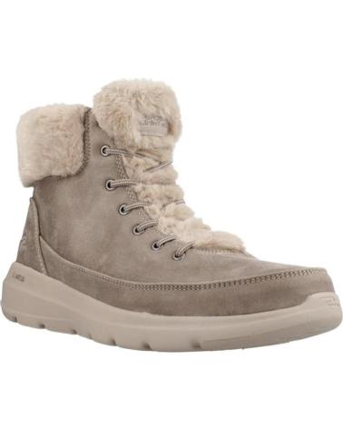 Stiefel für Damen SKECHERS BOTAS PLANAS 144202 MUJER TAUPE MARRóN