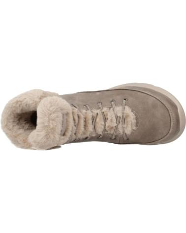 Stiefel für Damen SKECHERS BOTAS PLANAS 144202 MUJER TAUPE MARRóN