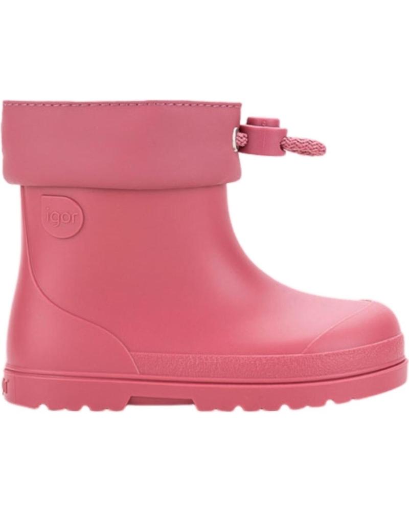 Botas de agua de Niña IGOR BOTAS DE AGUA RESPETUOSAS MENDI ROJO