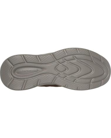 Scarpe per Uomo SKECHERS ZAPATOS DE SPORT GARNER NEWICK HOMBRE CUERO MARRóN