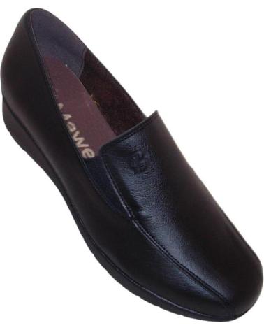 Schuhe für Damen MAWEN MOCASIN DE PIEL COMODIDAD Y ELEGANCIA EN TU DIA A DIA NEGRO