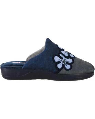 Pantufas de Mulher DEVALVERDE ZAPATILLA HOGAR PARA MUJER 1167 COLOR MARINO