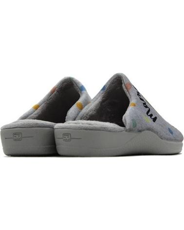 Calzado de casa de Mujer DEVALVERDE ZAPATILLA HOGAR PARA MUJER 1166 COLOR GRIS
