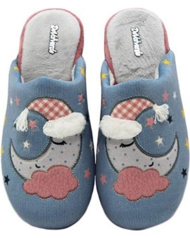 Pantofole per Donna DEVALVERDE ZAPATILLA HOGAR PARA MUJER 6071 COLOR AZUL DUCADOS