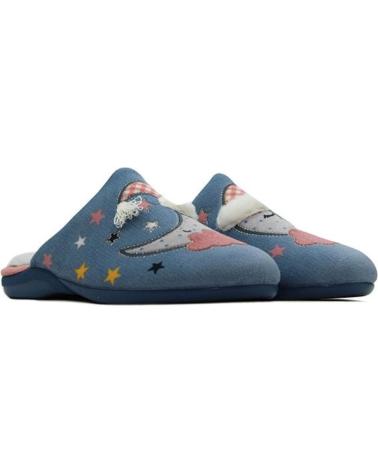 Pantofole per Donna DEVALVERDE ZAPATILLA HOGAR PARA MUJER 6071 COLOR AZUL DUCADOS