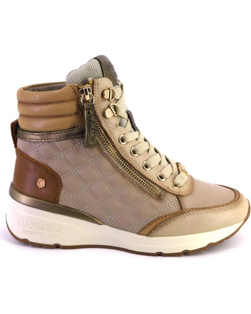 Woman Mid boots CARMELA 161821 BOTAS DE MUJER PIEL BEIGE