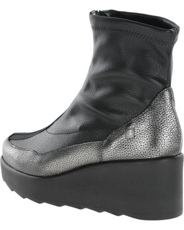 Stivaletti per Donna JOSE SAENZ BOTINES PLATAFORMA IGEA METAL ACERO LICRA CREEP NEGRO