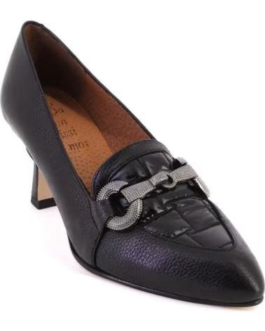 Sapatos de Mulher  SALONISSIMOS MERCHE ZAPATOS DE MUJER PIEL NEGRO