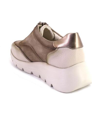 Esportes  de Mulher AMARPIES 27096 ZAPATILLAS CASUAL DE MUJER CREMA