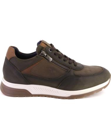 Sportivo per Uomo FLUCHOS F1603 ZAPATILLAS CASUAL DE HOMBRE AZUL MARINO NOBUK KAKI