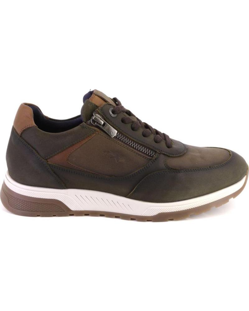 Sportivo per Uomo FLUCHOS F1603 ZAPATILLAS CASUAL DE HOMBRE AZUL MARINO NOBUK KAKI