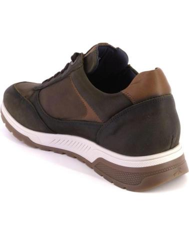 Sportivo per Uomo FLUCHOS F1603 ZAPATILLAS CASUAL DE HOMBRE AZUL MARINO NOBUK KAKI