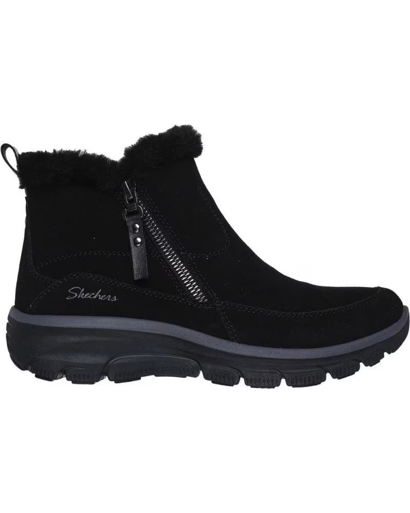 Stivali per Donna SKECHERS 167862 BOTAS DE MUJER NEGRO ANTE SERRAJE NEGRO