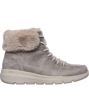 Botins de Mulher SKECHERS 144202 BOTAS DE MUJER TAUPE