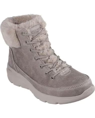 Botins de Mulher SKECHERS 144202 BOTAS DE MUJER TAUPE