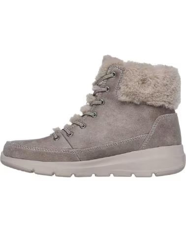 Botins de Mulher SKECHERS 144202 BOTAS DE MUJER TAUPE