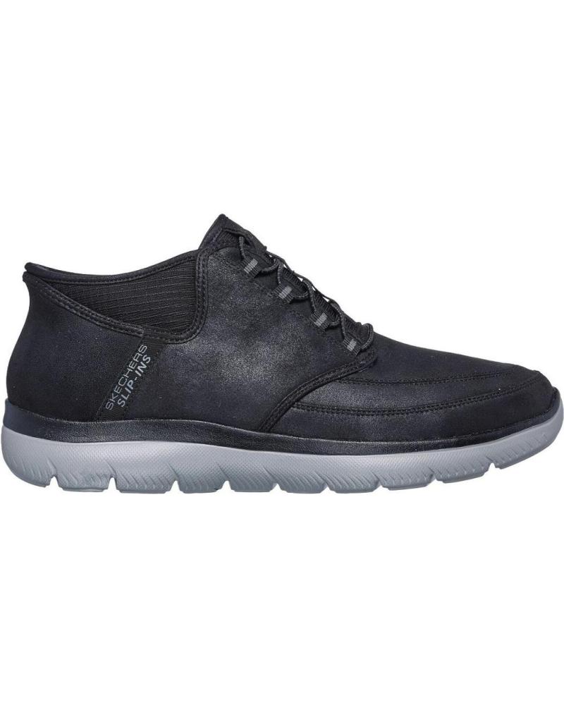 Botins de Homem SKECHERS 232927 BOTINES DE HOMBRE NEGRO SLIP INS NEGRO