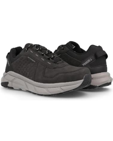 Esportes  de Homem PAREDES ZAPATILLAS TREKKING HOMBRE ROBUSTAS ALEJE  NEGRO NEGRO NEGRO