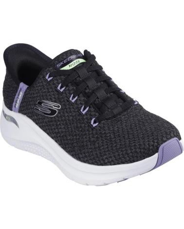 Sportif pour Femme SKECHERS SLIP-INS ARCH FIT 2-0 GOOD ENERGY NEGRA NEGRO