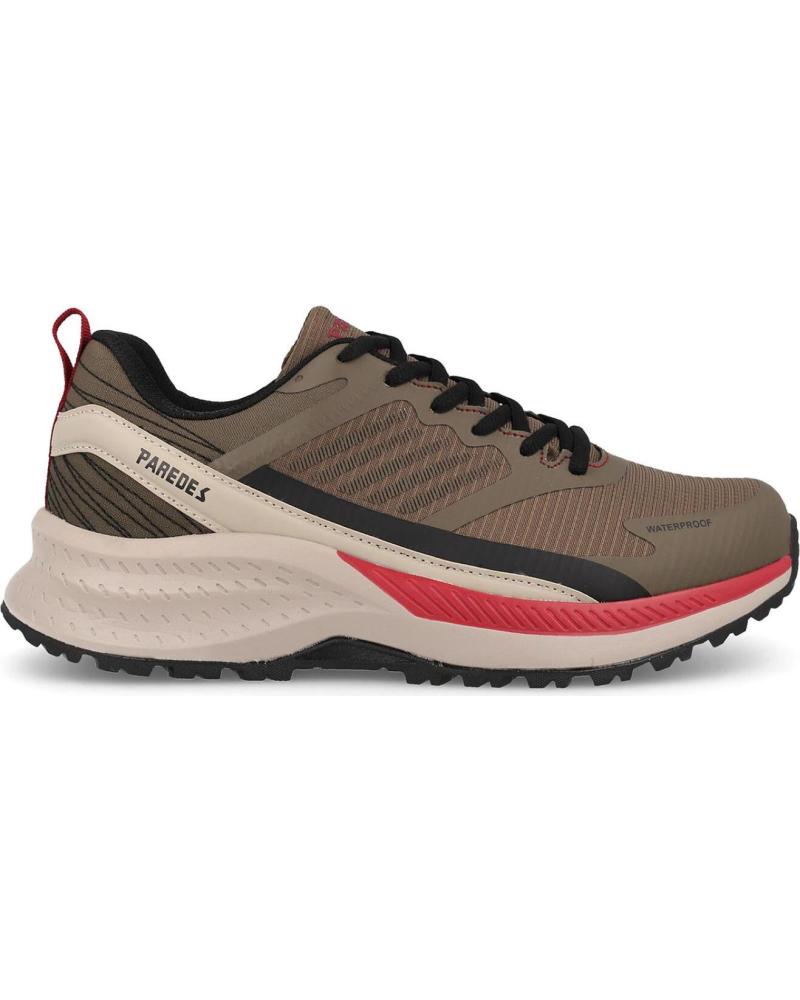 Esportes  de Homem PAREDES ZAPATILLAS TREKKING HOMBRE ALTA TRACCION GASCONES MARRON MARRóN MARRóN