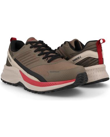 Esportes  de Homem PAREDES ZAPATILLAS TREKKING HOMBRE ALTA TRACCION GASCONES MARRON MARRóN MARRóN